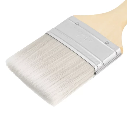Кисть плоская для лаков &quot;Евро&quot; 2.5&quot;, искусственная щетина, деревянная ручка MTX 83088 купить в Сургуте