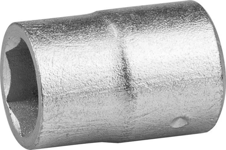 Головка торцовая НИЗ (1/2"), 40Х, шестигранная, оцинкованная, 17мм 2772-17 купить в Сургуте