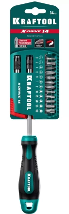 Набор: профессиональная отвертка X-Drive в наборе с битами 25814 купить в Сургуте