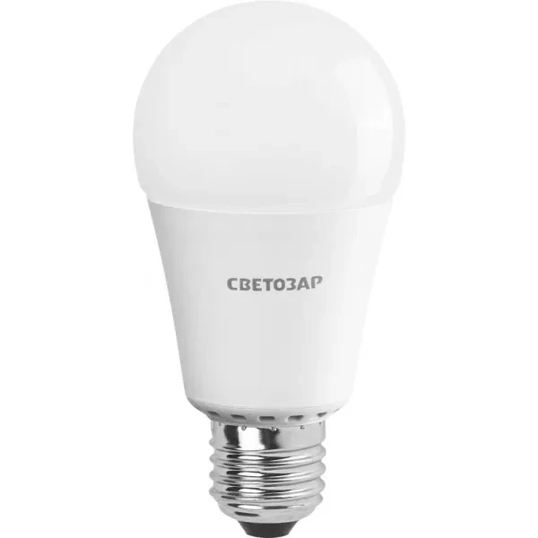 Лампа СВЕТОЗАР светодиодная "LED technology", цоколь E27(стандарт), яркий белый свет (4000К), 220В, 12Вт (100) 44508-100_z01 купить в Сургуте