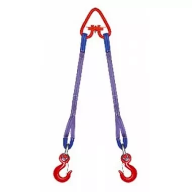 Строп текстильный двухветвевой 2СТ 2.5 т L=3 м SF6 50 мм Звено РТ-3 купить в Сургуте