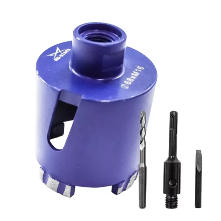 Сверло алмазное турбо с переходником SDS+ 75*10*M16 #4 купить в Сургуте