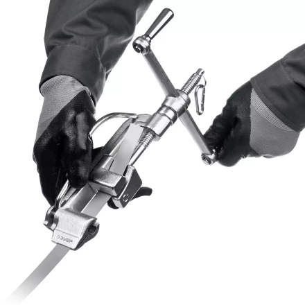 ЗУБР ИНВ-20, инструмент для натяжения стальной монтажной ленты, Профессионал (22627) купить в Сургуте