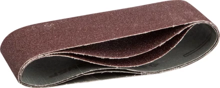 Лента шлифовальная бесконечная ЗУБР &quot;МАСТЕР&quot; на тканевой основе, для ЛШМ, P60, 75х457мм, 3шт 35541-060 купить в Сургуте