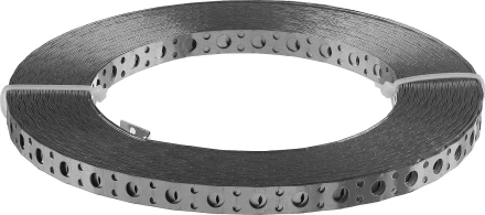 ЗУБР ПВЛ, 12 x 0.75 мм, 25 м, цинк, перфорированная вентиляционная лента прямая (310247-12-75) купить в Сургуте