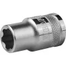 Торцовая головка KRAFTOOL "INDUSTRIE QUALITAT", Cr-V, SUPER-LOCK, хромосатинированная, 1/2", 10 мм 27801-10_z01 купить в Сургуте