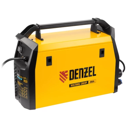 Аппарат инвертор. полуавтомат. сварки MultiMIG-200DP Synergy Double Pulse, 200 А, ПВ 80%// Denzel 94313 купить в Сургуте