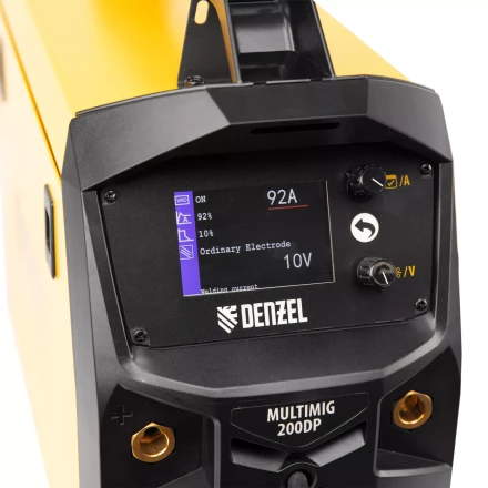 Аппарат инвертор. полуавтомат. сварки MultiMIG-200DP Synergy Double Pulse, 200 А, ПВ 80%// Denzel 94313 купить в Сургуте