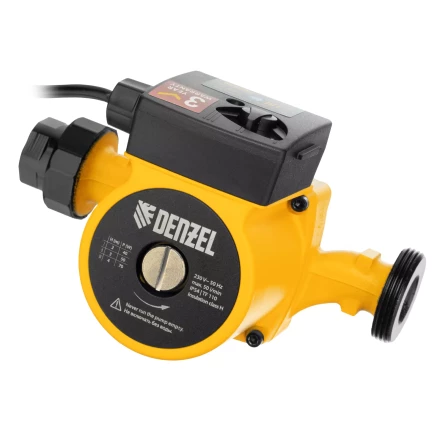 Циркуляционный насос CP25-4, напор 4 м, 50 л/мин, 1 м кабель, монт. длина 180 мм Denzel 99410 купить в Сургуте