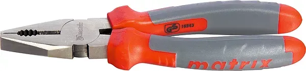 Плоскогубцы комбинированные 200мм двухкомпонентные рукоятки MATRIX PROFESSIONAL 16944 купить в Сургуте