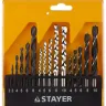 Набор STAYER "STANDARD": Сверла комбинированные, дерево (4-5-6-8-10мм), металл (2-3-4-6-8мм), бетон (4-5-6-8-10мм), 16 предметов 29720-H16 купить в Сургуте