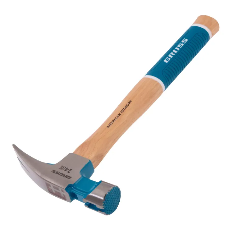 Молоток-гвоздодер, 680 г Gross 10425, угол 75, магнит, обрезиненная рукоятка AMERICAN HICKORY купить в Сургуте