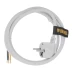 Шнур сетевой Denzel Energy Series, ПВС, 1,5 м, 3 x 1,5 мм, с неразборной вилкой, белый, 3 м, 37670 купить в Сургуте