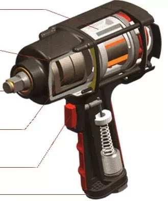 Пневмогайковерт SCORPIO YU-1285TH купить в Сургуте