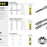 Плашка круглая ручная STAYER "MASTER", сталь 9ХС, для трубной резьбы G 1 1/2`` 28029-3/2 купить в Сургуте