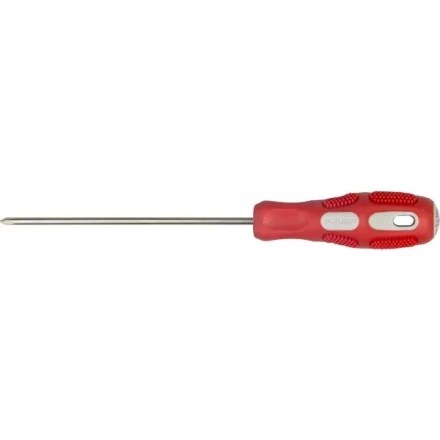 Отвертка ЗУБР &quot;ПРОФИ&quot; хромованадиевая сталь, двухкомпонентная рукоятка, магнит наконечник, PH0x100мм 25232-0-100_z01 купить в Сургуте