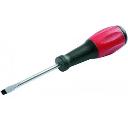 Отвертка ЗУБР &quot;МАСТЕР&quot;, хром-ванадиевая сталь, эргономичная двухкомпонентная рукоятка, SL 5,0х150мм 25231-05-15 купить в Сургуте