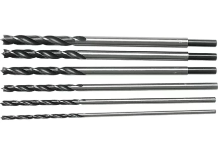 Набор сверл по дереву 6-8-10-12-13-14 мм L 300 мм 6 штук цилиндрический хвостовик СИБРТЕХ 702235 купить в Сургуте