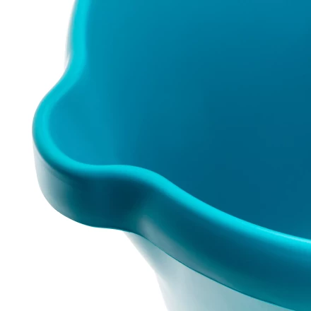 Ведро пластмассовое круглое 12 л, бирюзовое, Home Palisad 929575 купить в Сургуте