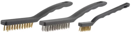 Набор STAYER Щетки &quot;MASTER&quot; стальные с пластмассовой ручкой, 3шт 3515-H3 купить в Сургуте