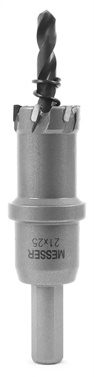 ТСТ коронка MESSER 21X25 с центрирующим сверлом и толкающей пружиной купить в Сургуте