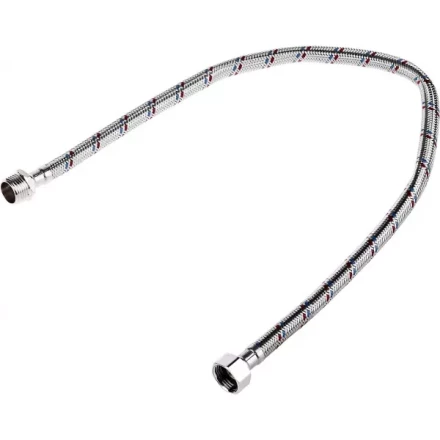 Подводка гибкая ЗУБР для воды, оплетка из нержавеющей стали, г/ш 1/2&quot; - 0,6м 51005-G/S-060 купить в Сургуте