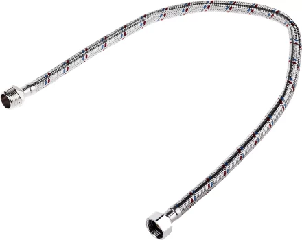 Подводка гибкая ЗУБР для воды, оплетка из нержавеющей стали, г/ш 1/2&quot; - 0,6м 51005-G/S-060 купить в Сургуте