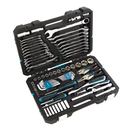 Набор инструментов 78 предметов , 120 зубьев, CrV, 1/4&quot;, 1/2&quot; Gross 14148 купить в Сургуте