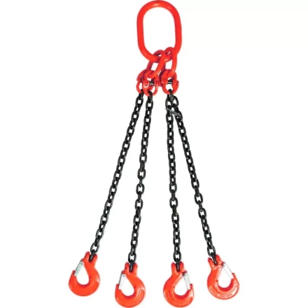 Строп цепной TOR 4СЦ г/п 3,15 т 4,0 м с самозакрывающимися крюками 1018336 купить в Сургуте
