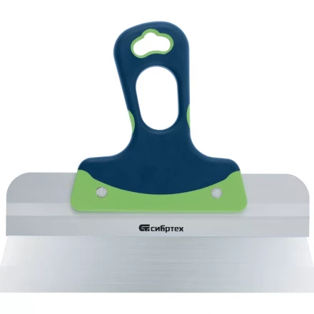 Шпатель фасадный, нержавеющая сталь, 450 мм, 2-компонентная ручка  СИБРТЕХ 85577 купить в Сургуте