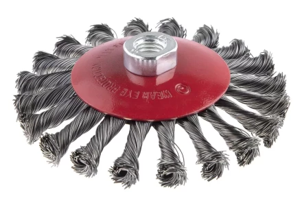 Кордщетка HAMMER тарелка 125мм для УШМ витая сталь (207-113) купить в Сургуте