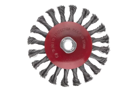 Кордщетка HAMMER тарелка 125мм для УШМ витая сталь (207-113) купить в Сургуте