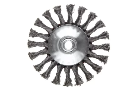 Кордщетка HAMMER тарелка 125мм для УШМ витая сталь (207-113) купить в Сургуте