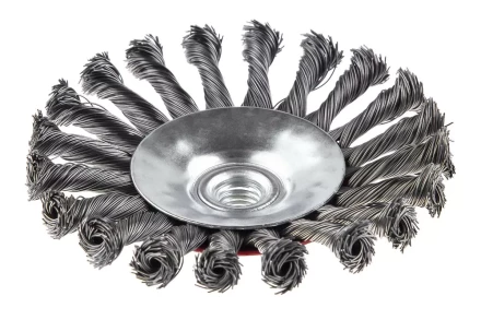 Кордщетка HAMMER тарелка 125мм для УШМ витая сталь (207-113) купить в Сургуте