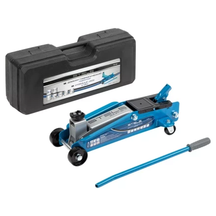 Домкрат гидравлический подкатной, высокий подъем, 3т, SUV, 190-535 мм, в кейсе Stels 51157 купить в Сургуте