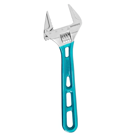 Ключ разводной 200 мм Gross 15558, CrV, облегченный купить в Сургуте