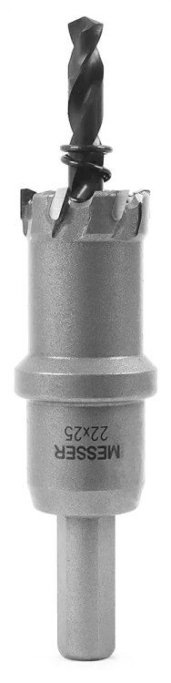 ТСТ коронка MESSER 22X25 с центрирующим сверлом и толкающей пружиной купить в Сургуте