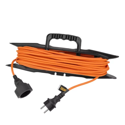 Удлинитель-шнур силовой Denzel Garden Series, б/з, ПВС, 20м, 1 розетка, 2 x 1 мм, 3 м 37402 купить в Сургуте