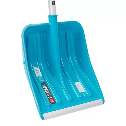 Лопата для уборки снега Palisad 61776, полипропилен, 350х405х1300мм, алюминиевый черенок, ПВХ накладка, LUXE купить в Сургуте