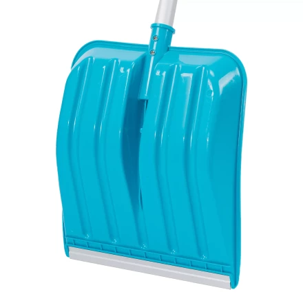 Лопата для уборки снега Palisad 61776, полипропилен, 350х405х1300мм, алюминиевый черенок, ПВХ накладка, LUXE купить в Сургуте