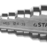 Сверло STAYER "MASTER" ступенчатое по сталям и цвет.мет., сталь HSS, d=4- 39мм,14ступ.d4-39,L -113 мм, трехгран.хв. 10мм 29660-4-39-14 купить в Сургуте