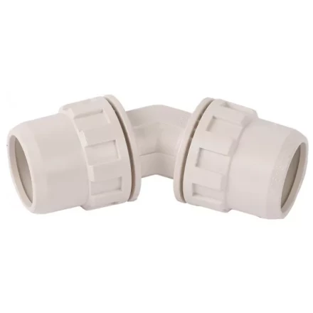 Соединитель ЗУБР &quot;ШиреФит&quot; угловой 45° &quot;штуцер с гайкой - штуцер с гайкой&quot;, 26мм 51491-26 купить в Сургуте