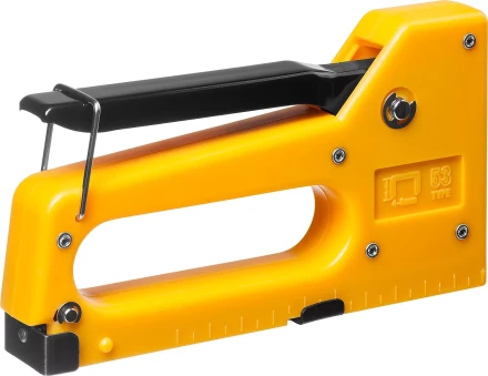 Степлер &quot;A 53&quot;, пластиковый корпус, для тонкой скобы тип 53 (4-8 мм), STAYER Master 3140_z01 купить в Сургуте