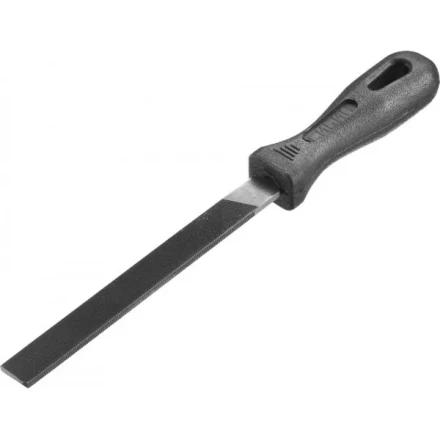 Напильник СИБИН плоский с пластиковой рукояткой, 150мм 16701-15 купить в Сургуте