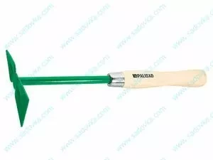 Мотыжка комбинированная &quot;трапеция&quot; и &quot;лепесток&quot;  деревянная рукоятка 350 мм  PALISAD 62315 купить в Сургуте