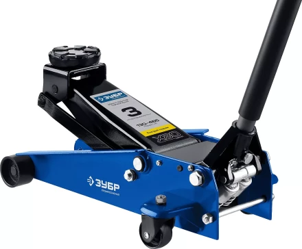 Домкрат гидравлический подкатной X80, 3т, 130-465мм, ЗУБР Профессионал 43050-3 43050-3_z01 купить в Сургуте