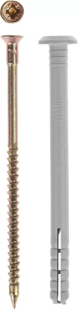 Дюбель-гвоздь ЗУБР &quot;МАСТЕР&quot; полипропиленовый, грибовидный бортик, 6 x 40 мм, 100 шт 4-301355-06-040 купить в Сургуте