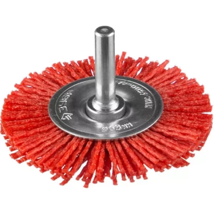 ЗУБР &quot;ПРОФЕССИОНАЛ&quot;. Щетка дисковая для дрели, нейлоновая проволока с абразивным покрытием, 63мм 35161-063_z02 купить в Сургуте