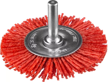 ЗУБР &quot;ПРОФЕССИОНАЛ&quot;. Щетка дисковая для дрели, нейлоновая проволока с абразивным покрытием, 63мм 35161-063_z02 купить в Сургуте