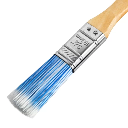 Кисть плоская &quot;Евро&quot; 3/4&quot;, искусственная щетина, деревянная ручка MTX 83068 купить в Сургуте